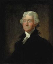 Thomas Jefferson, by Matthew Harris Jouett